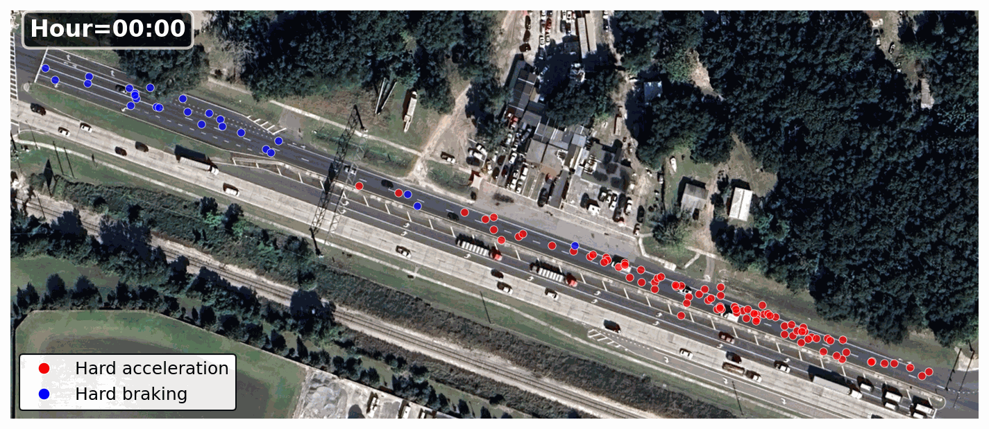 Enhancing Traffic Safety Modeling with CV Driving Behaviors