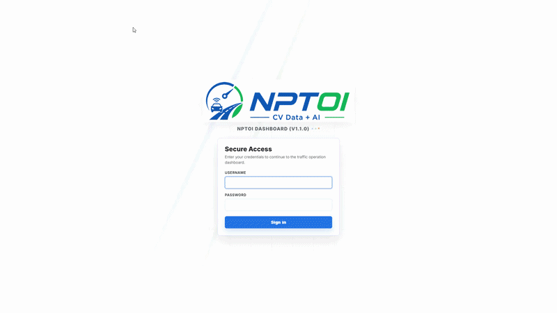 NPTOI Dashboard Demo